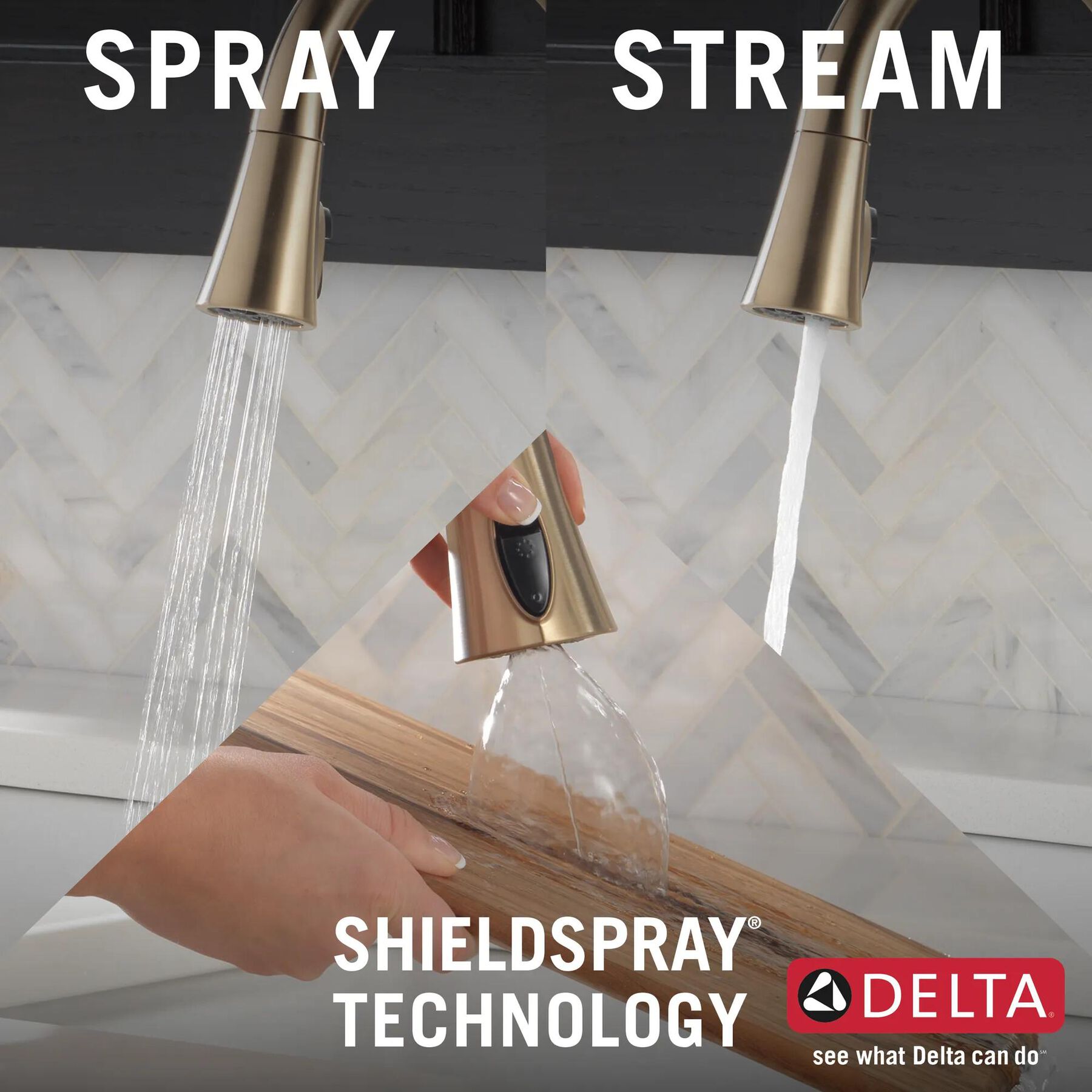 Single Handle Pull-Down Kitchen Faucet with Touch<sub>2</sub>O&reg; Technology