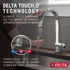 Single Handle Pull Down Kitchen Faucet with Touch2O Technology
