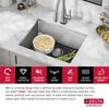 23&rdquo; Undermount Stainless Steel Single Bowl Kitchen Sink&nbsp;with Accessories