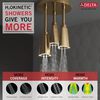 H2Okinetic&reg; Pendant Raincan Shower Head with LED Light