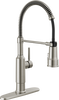 Single-Handle Pull-Down Spring Kitchen Faucet