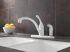 Single Handle Kitchen Faucet with Integral Spray