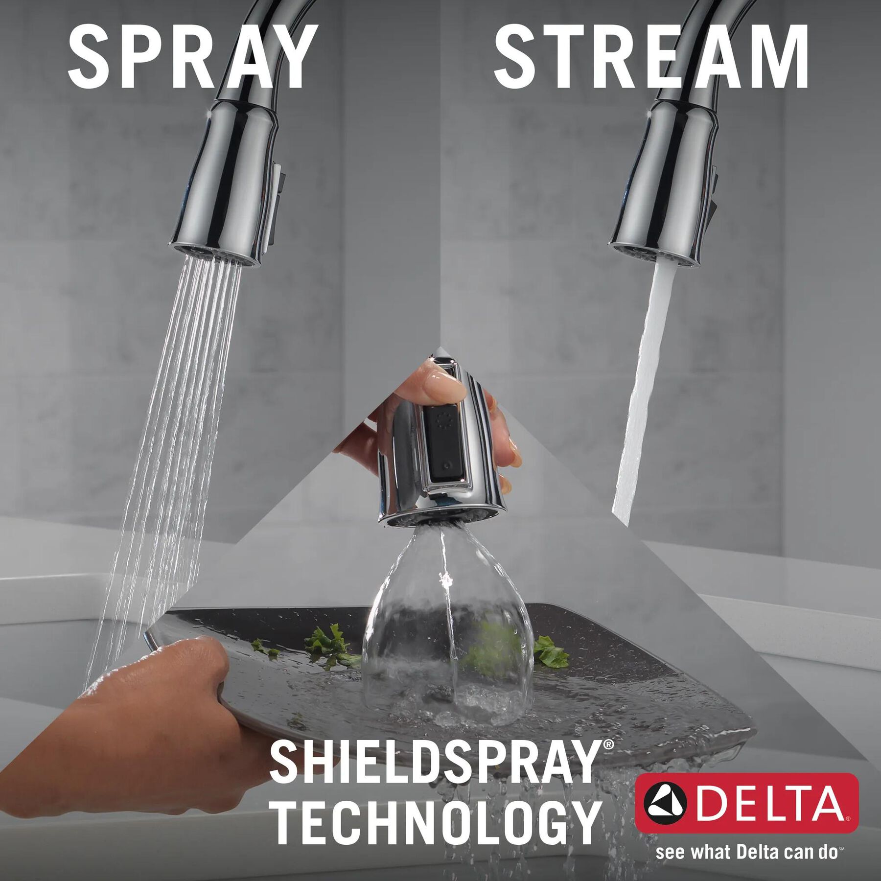 Single-Handle Pull-Down Kitchen Faucet with Touch<sub>2</sub>O&reg; Technology Technology