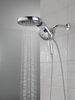HydroRain&reg; H<sub>2</sub>Okinetic&reg; 5-Setting Two-in-One Shower Head