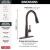 VoiceIQ&reg; Single Handle Pull-Down Faucet with Touch<sub>2</sub>O&reg; Technology