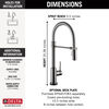Single Handle Pull-Down Spring Spout Kitchen Faucet with Touch2O&reg; Technology