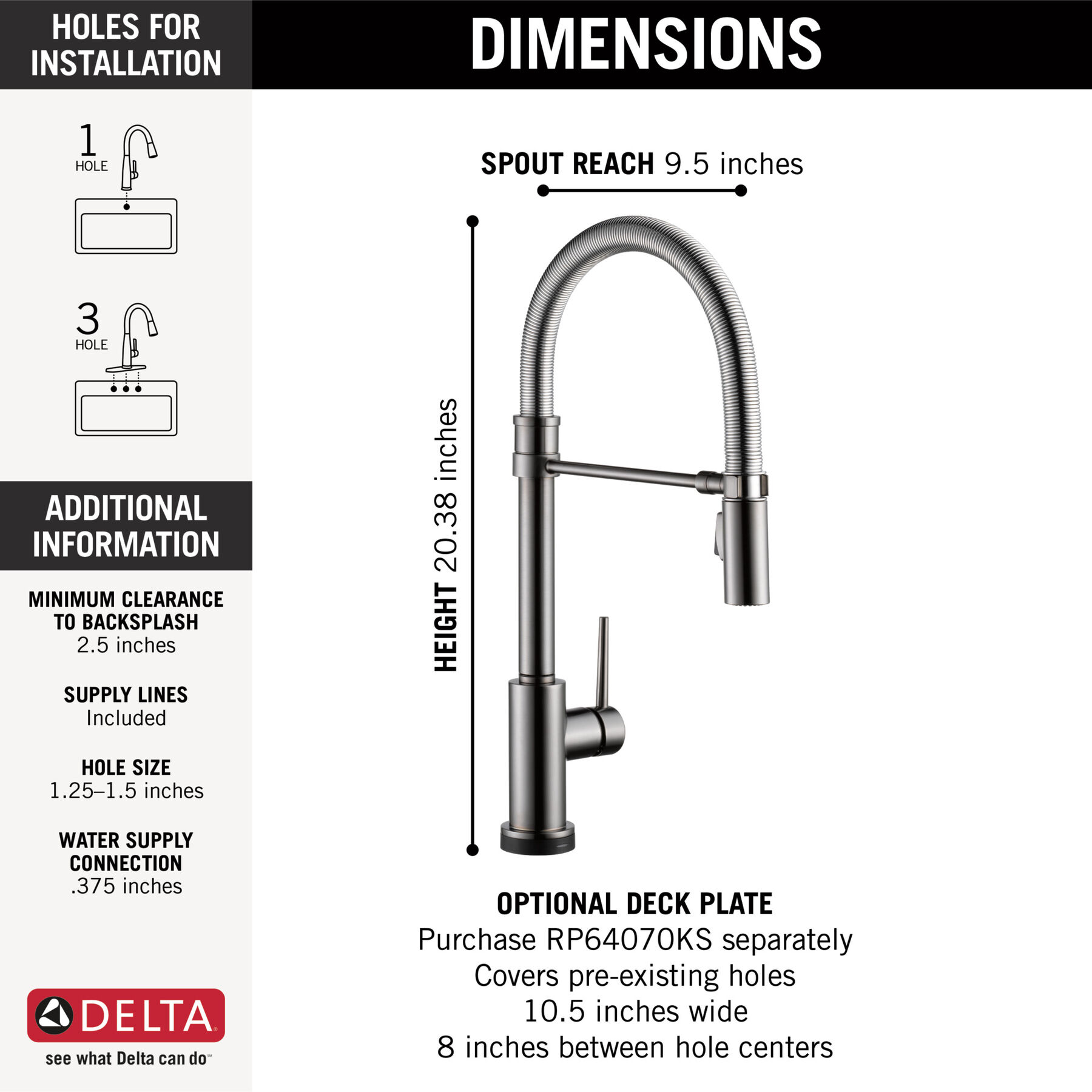Single Handle Pull-Down Spring Spout Kitchen Faucet with Touch2O&reg; Technology