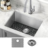 24&rdquo; Undermount Stainless Steel Single Bowl Laundry Utility Kitchen Sink with Accessories