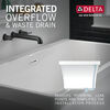 60'' x 32'' Freestanding Tub with Integrated Waste and Overflow