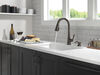 Single Handle Pull-Down Kitchen Faucet with Soap Dispenser and ShieldSpray&reg; Technology