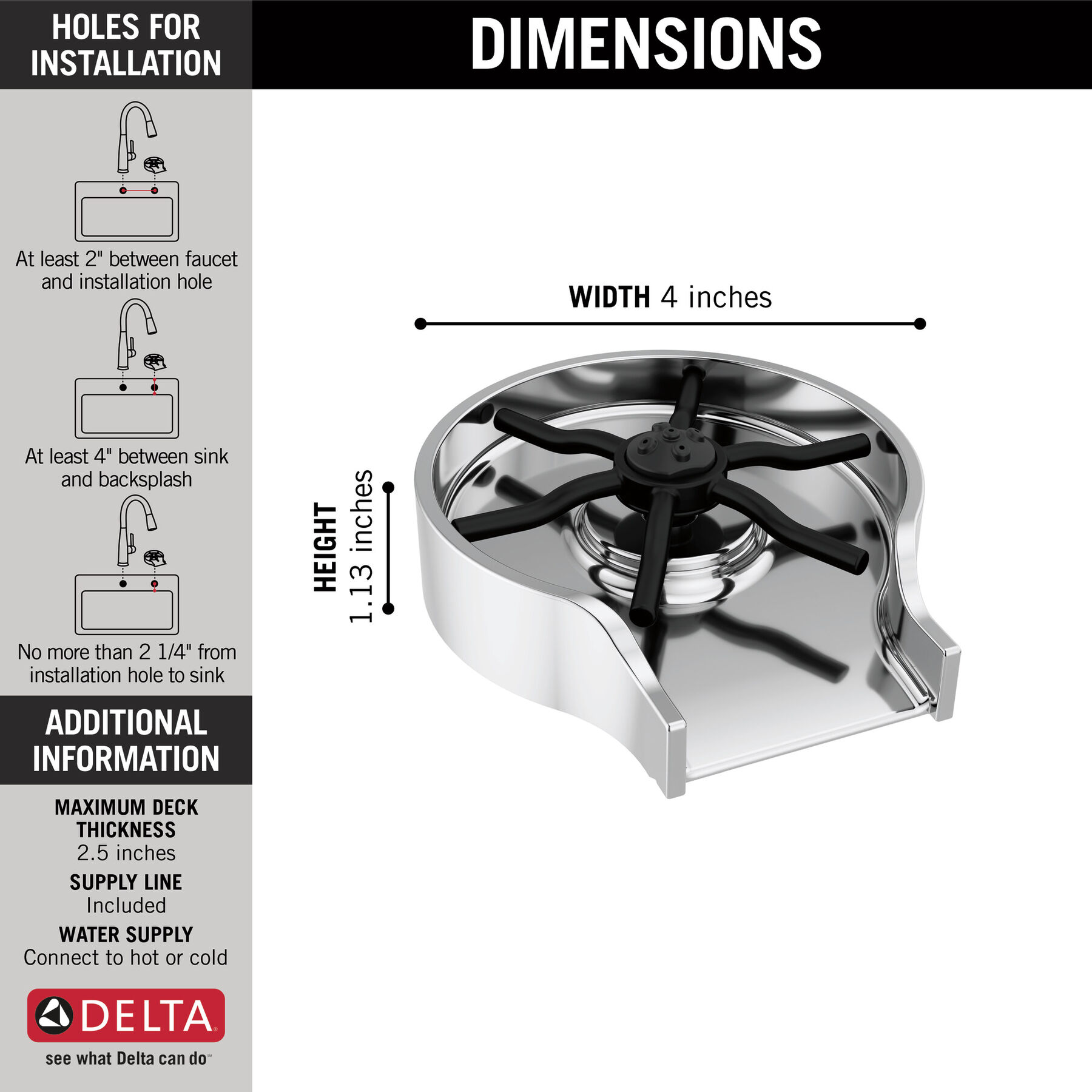 Metal Glass Rinser