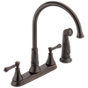 Two Handle Kitchen Faucet with Spray
