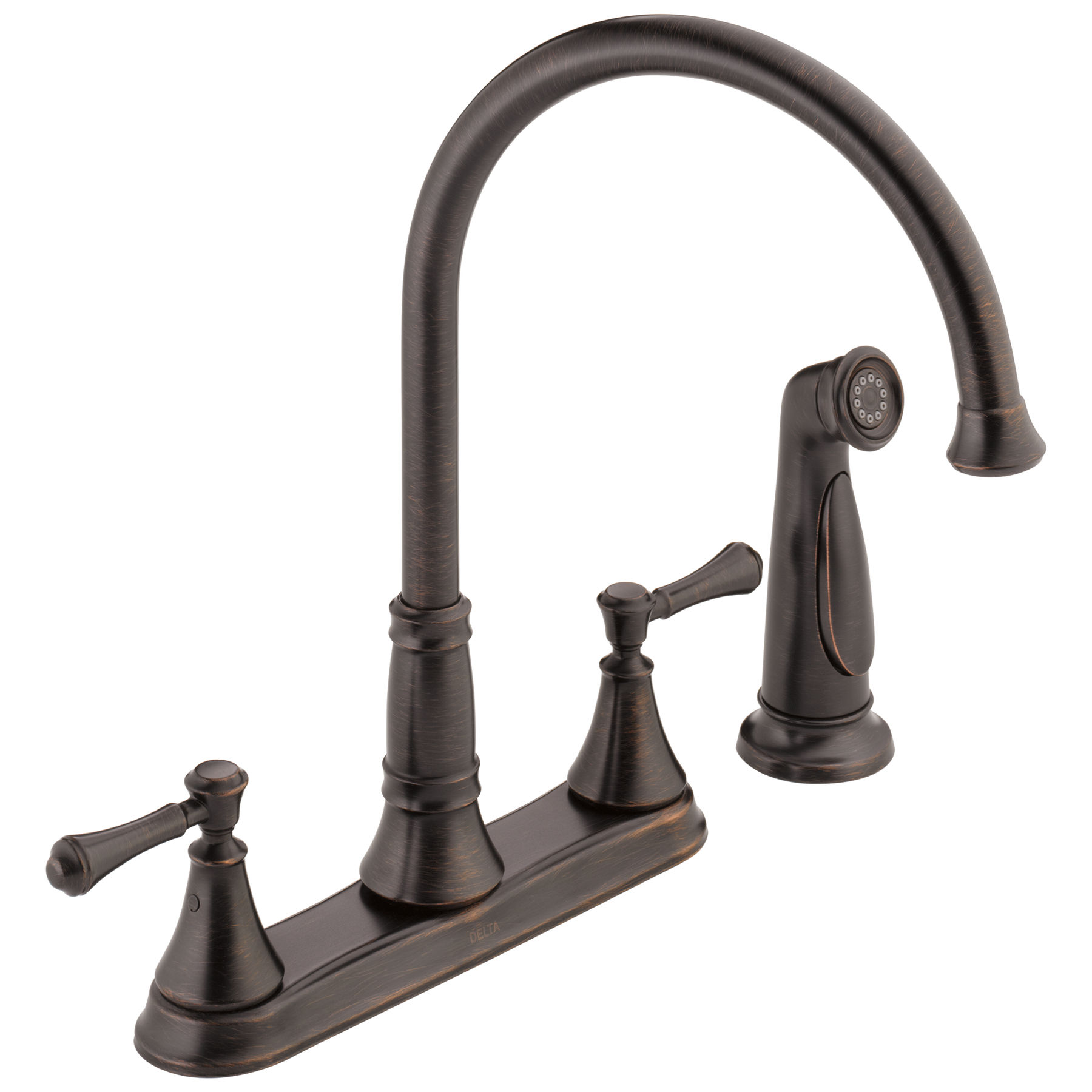 Two Handle Kitchen Faucet with Spray