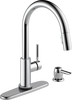 Single Handle Pull-Down Touch<sub>2</sub>O&reg; Technology Kitchen Faucet with Touchless Technology