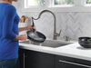 Single Handle Pull-Down Kitchen Faucet with Soap Dispenser and ShieldSpray&reg; Technology