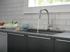 Single Handle Pull-Down Kitchen Faucet with Touch2O&reg; Technology and Soap Dispenser