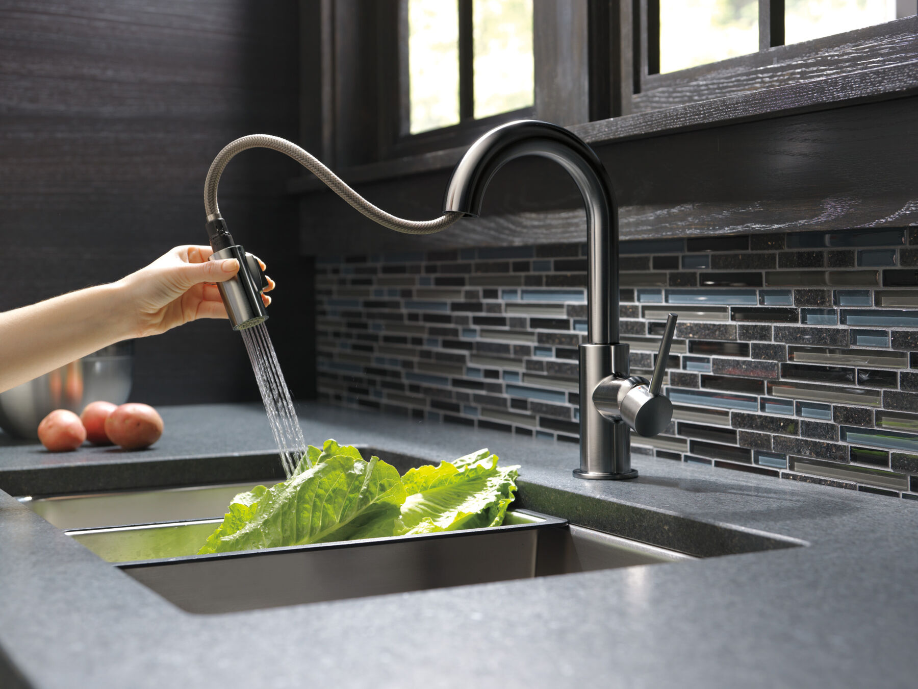 Single Handle Pull-Down Bar/Prep Faucet