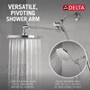 Adjustable Raincan Shower Head with Hand Shower