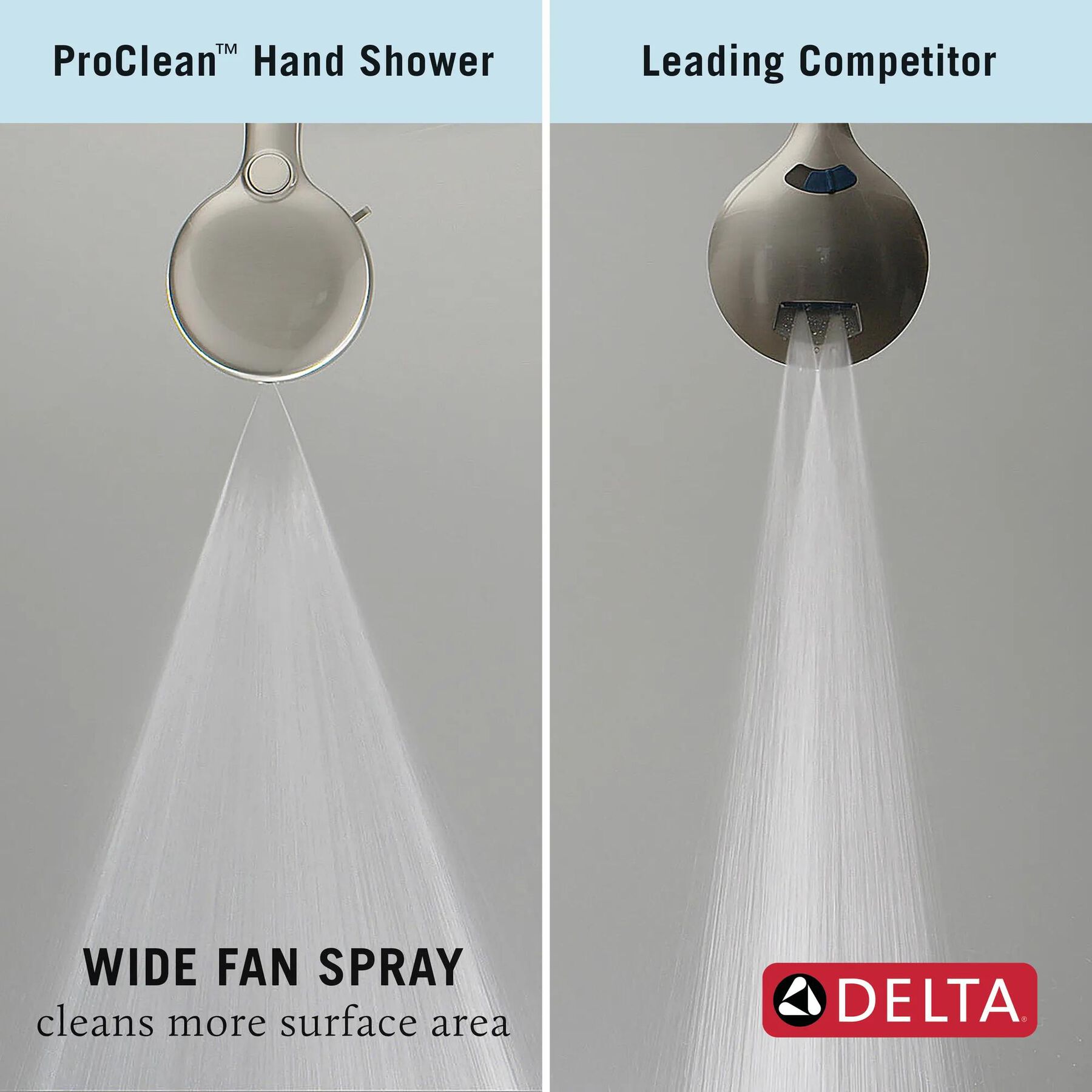 7-Setting Wall Mount Hand Shower with Cleaning Spray