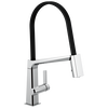 Single Handle Exposed Hose Kitchen Faucet