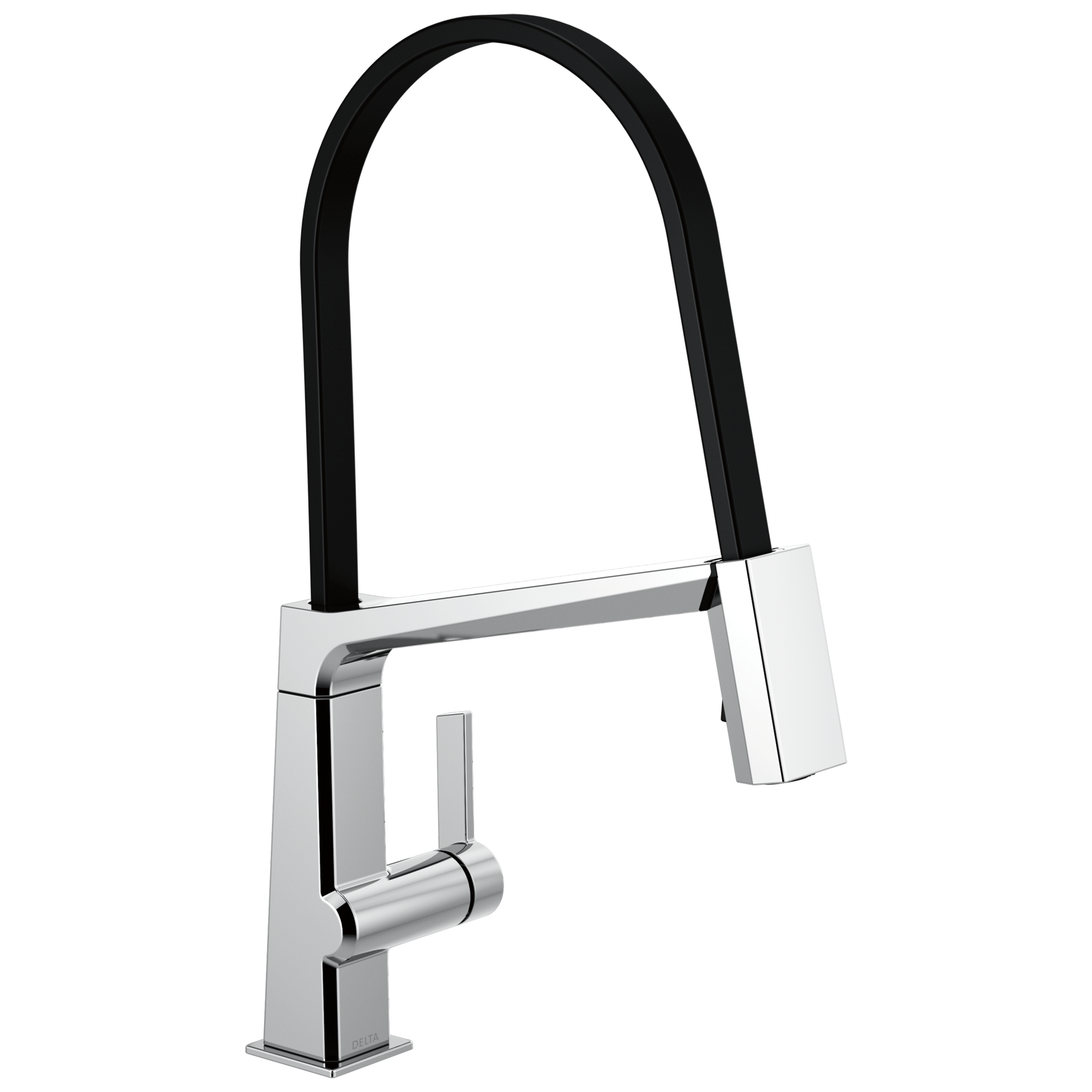 Single Handle Exposed Hose Kitchen Faucet