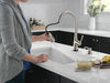 Single Handle Pull-Down Kitchen Faucet with Soap Dispenser and Touch<sub>2</sub>O&reg;  Technology