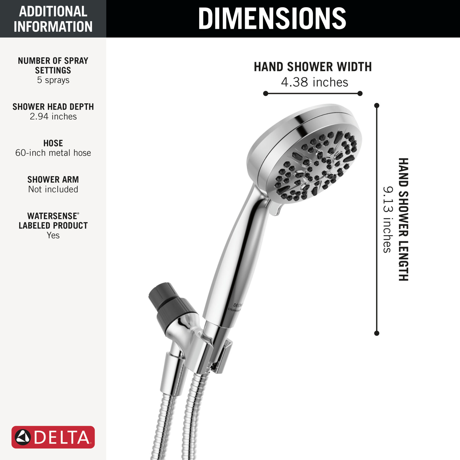 5 Setting Hand Shower