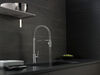 Single Handle Pull-Down Kitchen Faucet With Spring Spout