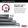 33&rdquo; Workstation&nbsp;Drop-In Top Mount&nbsp;Double&nbsp;Bowl&nbsp;16 Gauge Stainless Steel&nbsp;Kitchen Sink&nbsp;with&nbsp;WorkFlow&trade; Ledge and Accessories