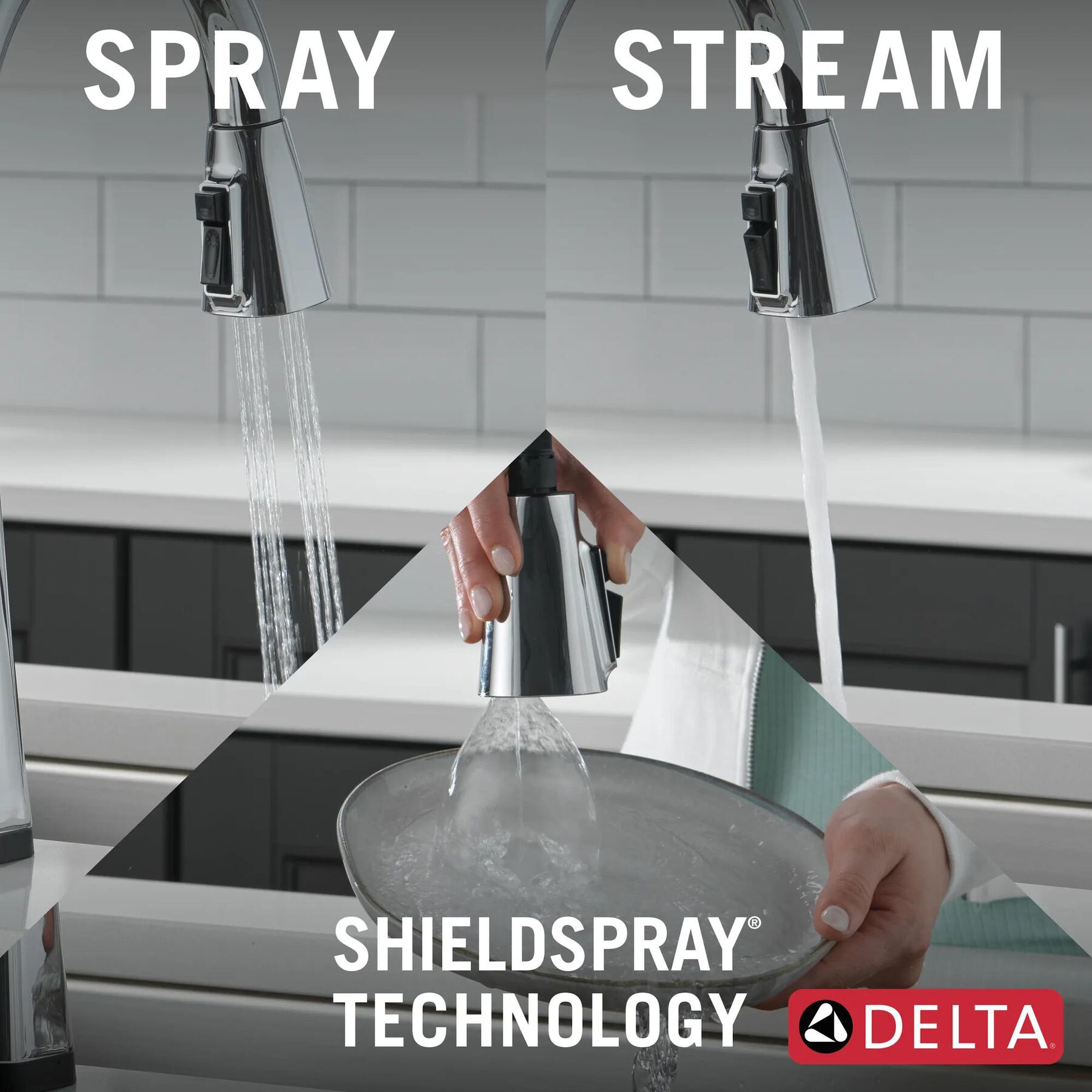 Single-Handle Pull-Down Kitchen Faucet with Touch<sub>2</sub>O&reg; Technology