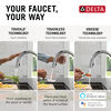 Touch2O with Touchless and VoiceIQ&reg; Technology Single Handle Pull-Down Kitchen Faucet with Soap Dispenser