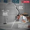 Touch<sub>2</sub>O&reg; Technology Kitchen Faucet with Touchless Technology
