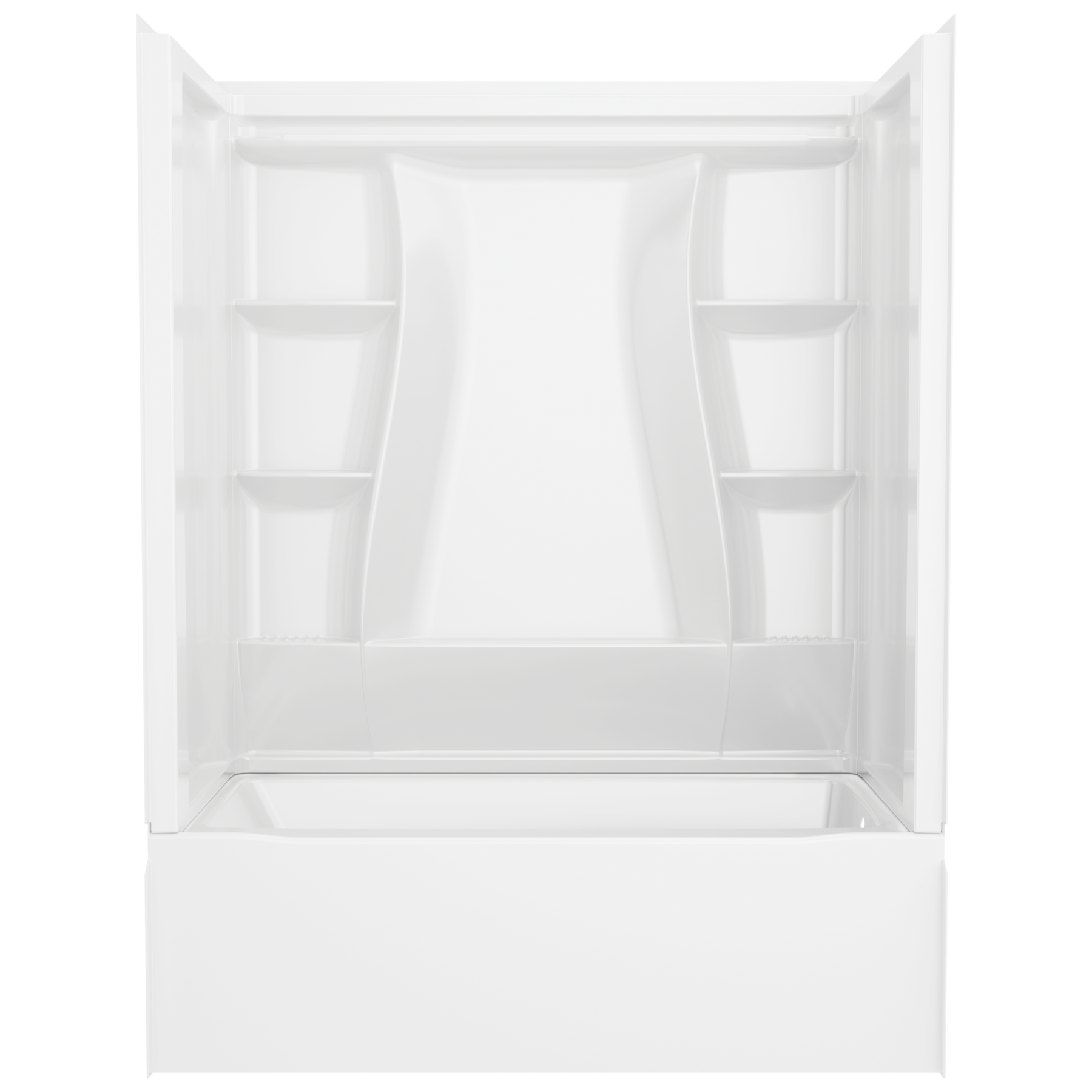 60x32 Alcove Bathtub Bundle - Right