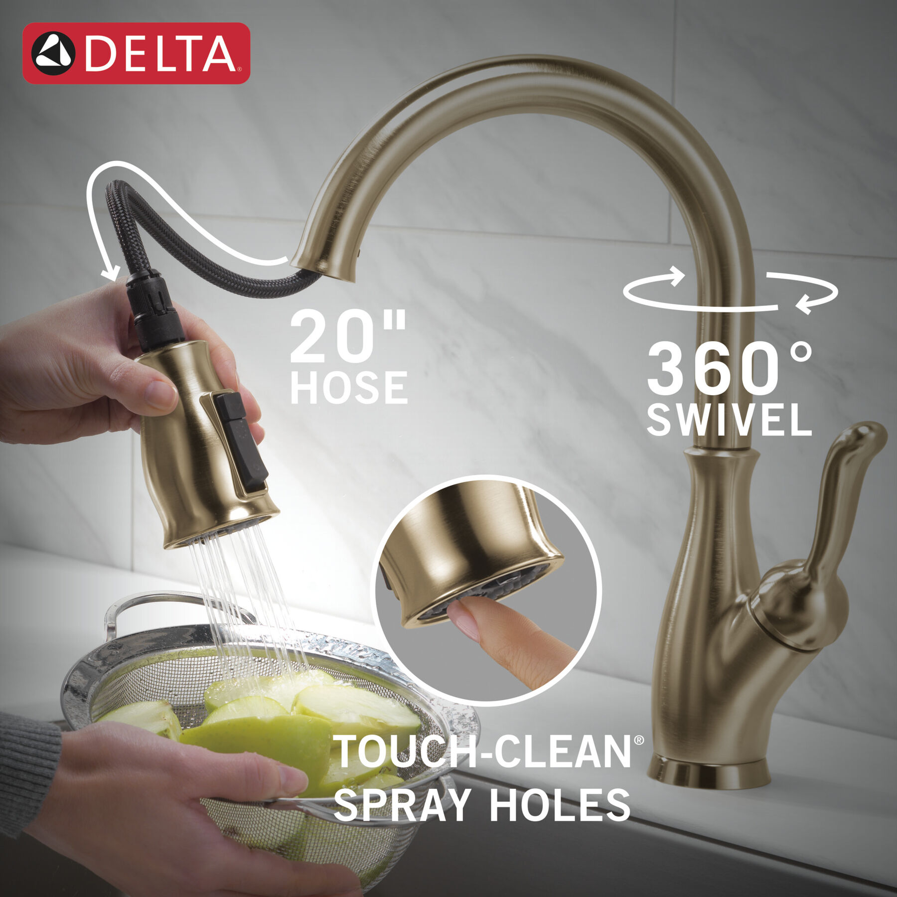 Pull-Down Kitchen 1L with Soap Disp Bundle