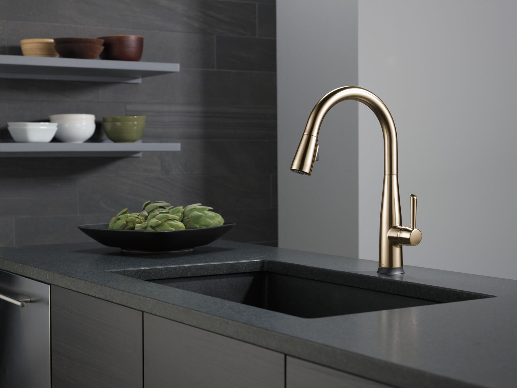 Touch2O Pull-Down Kitchen 1L with Soap Disp Bundle