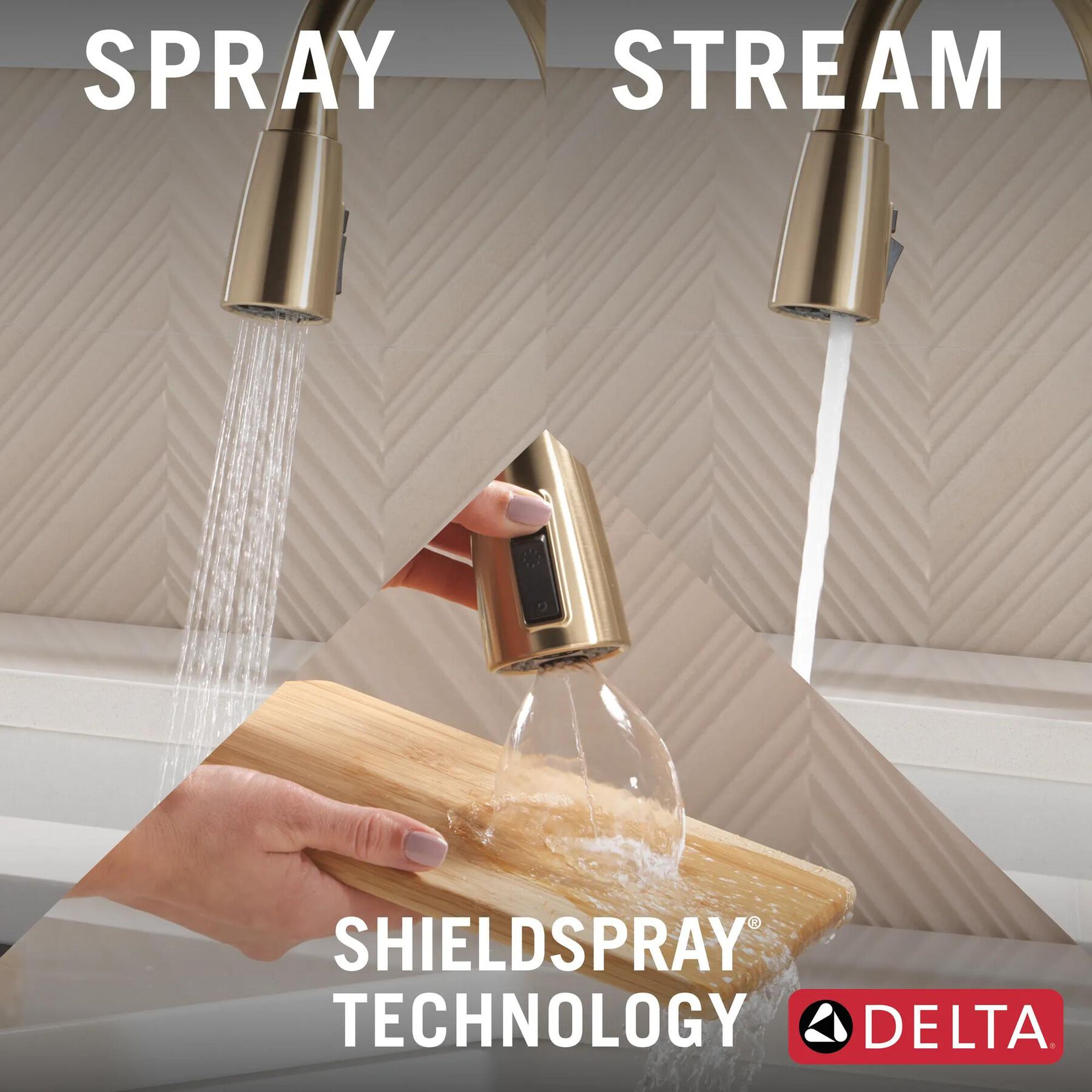 Single Handle Pull-Down Kitchen Faucet with Soap Dispenser and ShieldSpray&reg; Technology