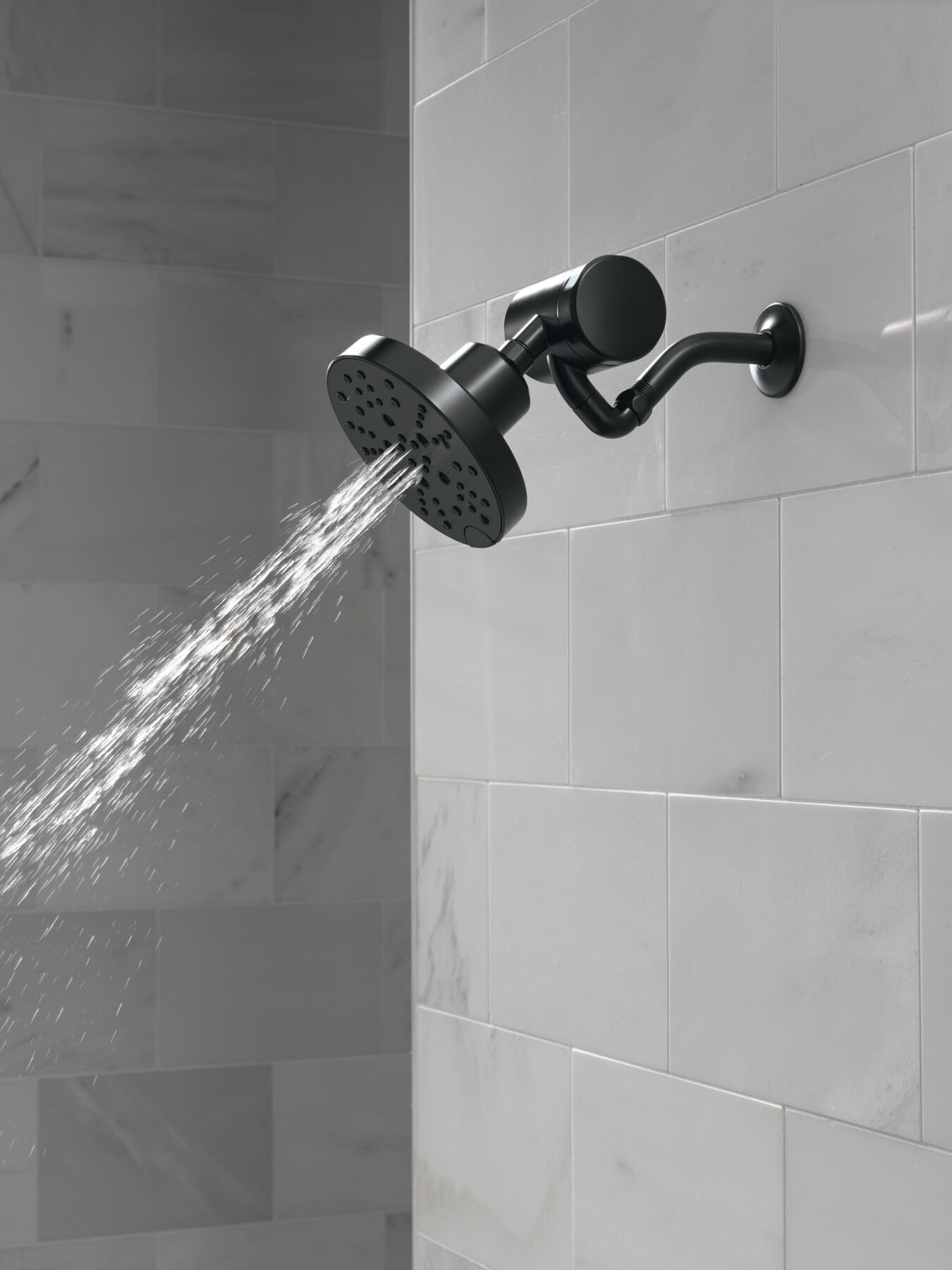 H2Okinetic&reg; 5-Setting Contemporary Raincan Shower Head