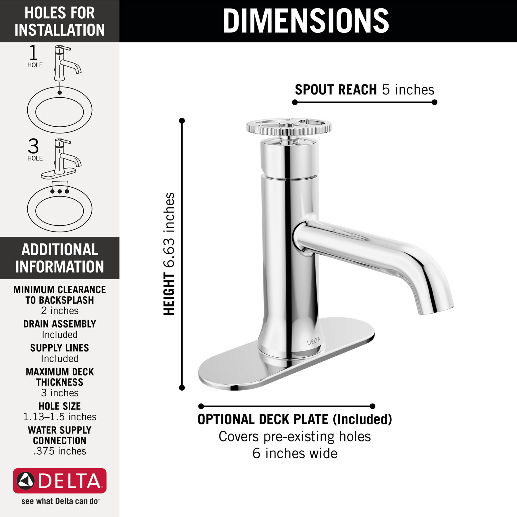 Single Handle Bathroom Faucet