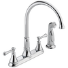 Two Handle Kitchen Faucet with Spray