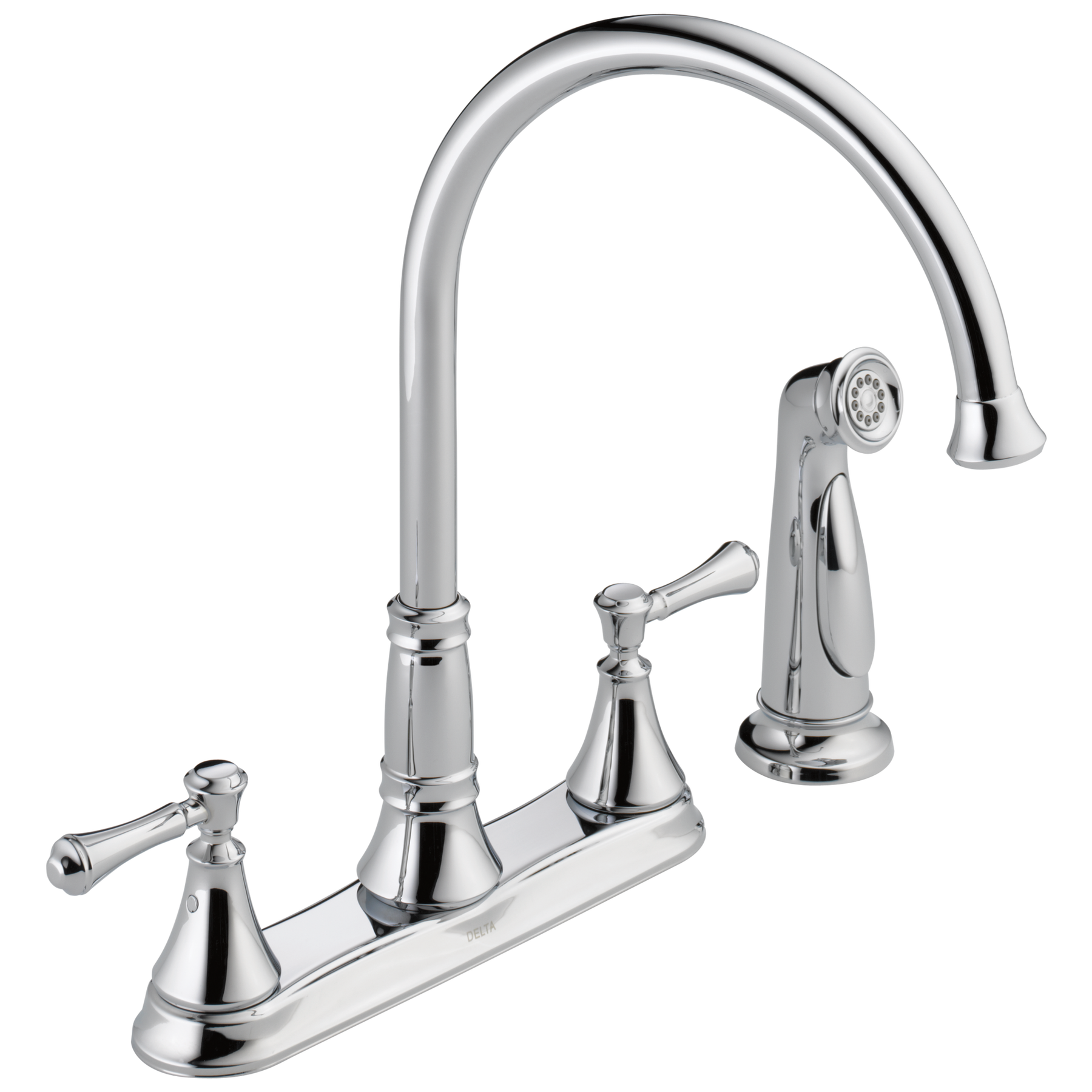 Two Handle Kitchen Faucet with Spray