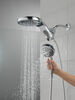 HydroRain&reg; H<sub>2</sub>Okinetic&reg; 5-Setting Two-in-One Shower Head