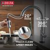 Single Handle Pull-Down Kitchen Faucet with Voice and Touch2O Technology