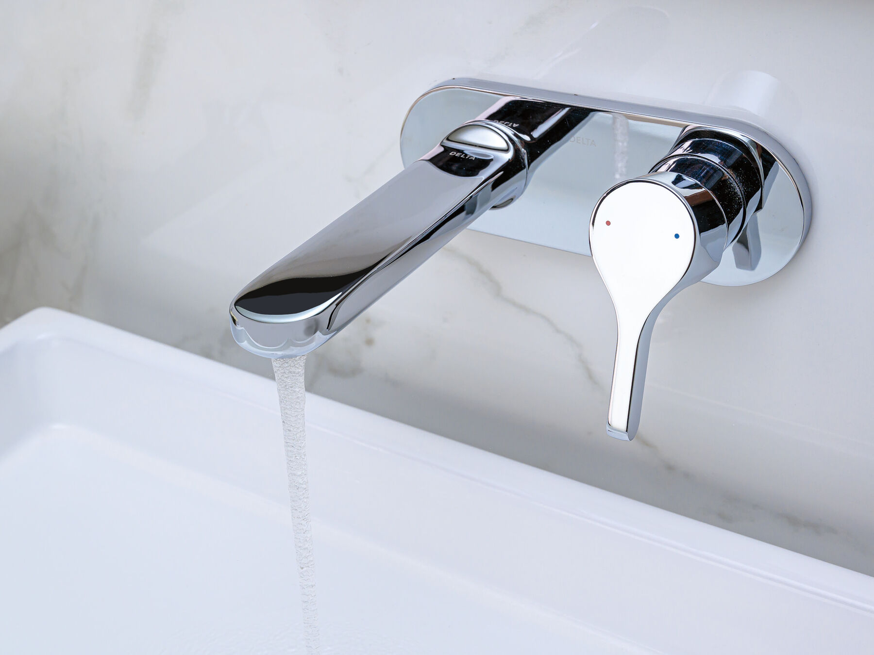 Single Handle Wall-Mount Lavatory Faucet