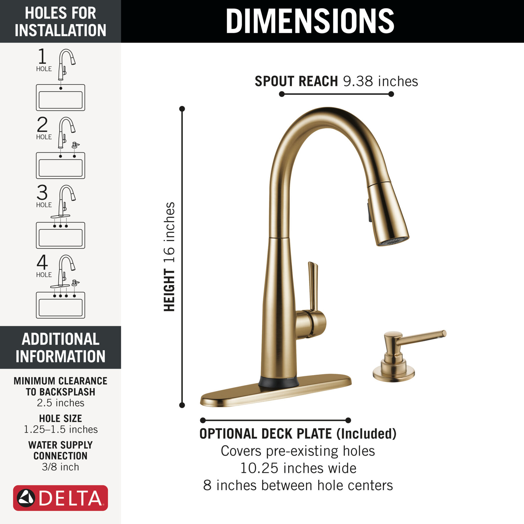 Touch2O&Voice Pull-Down Kitchen 1L with Soap Disp Bundle