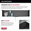 36&rdquo; Retrofit Farmhouse Apron Front 16 Gauge Workstation Kitchen Sink Single Bowl in with WorkFlow&trade; Ledge and&nbsp;Accessories for Top Mount Drop-In Installation