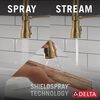 Single Handle Pull-Down Kitchen Faucet With Spring Spout