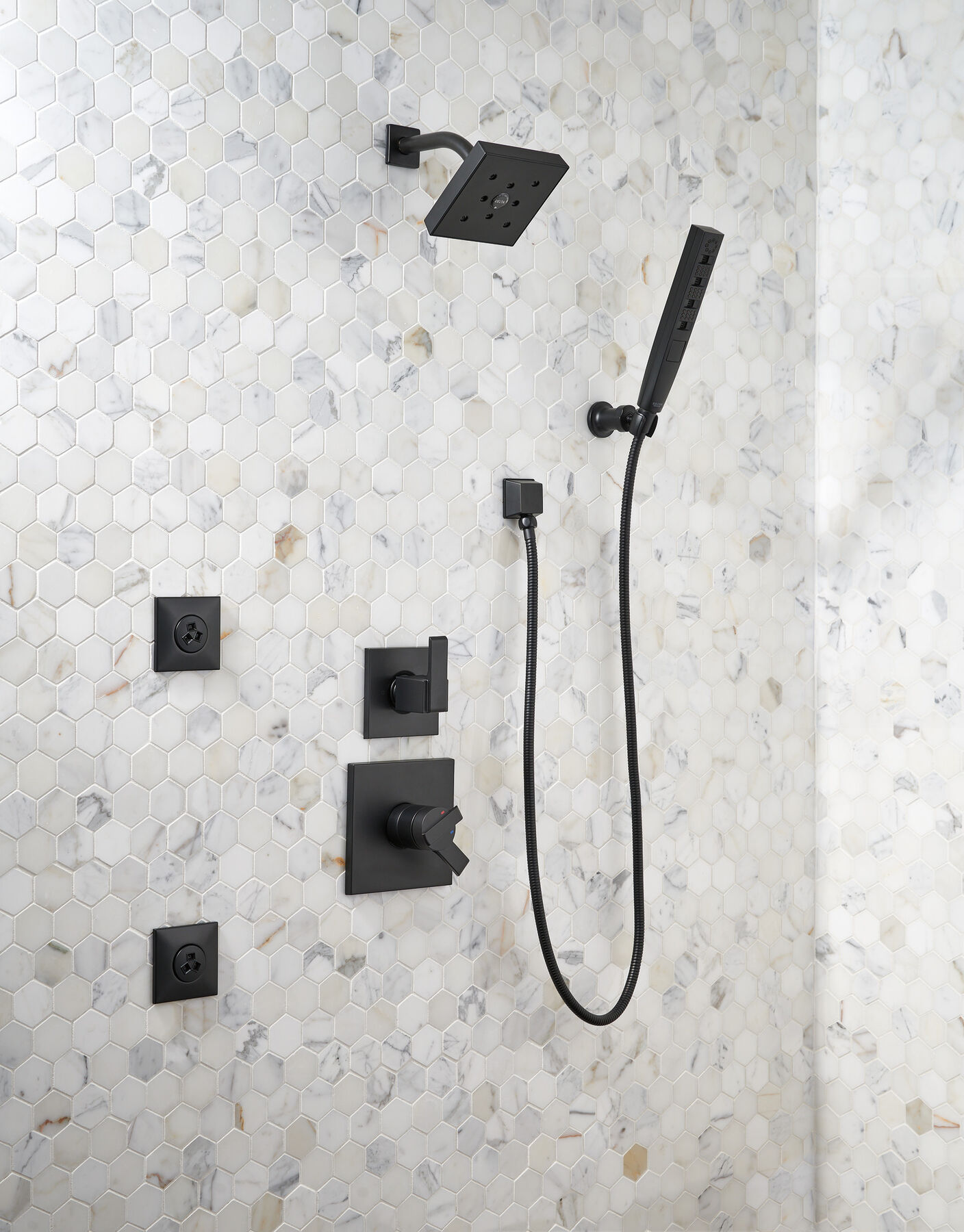 H2Okinetic&reg; 5-Setting Wall Mount Hand Shower