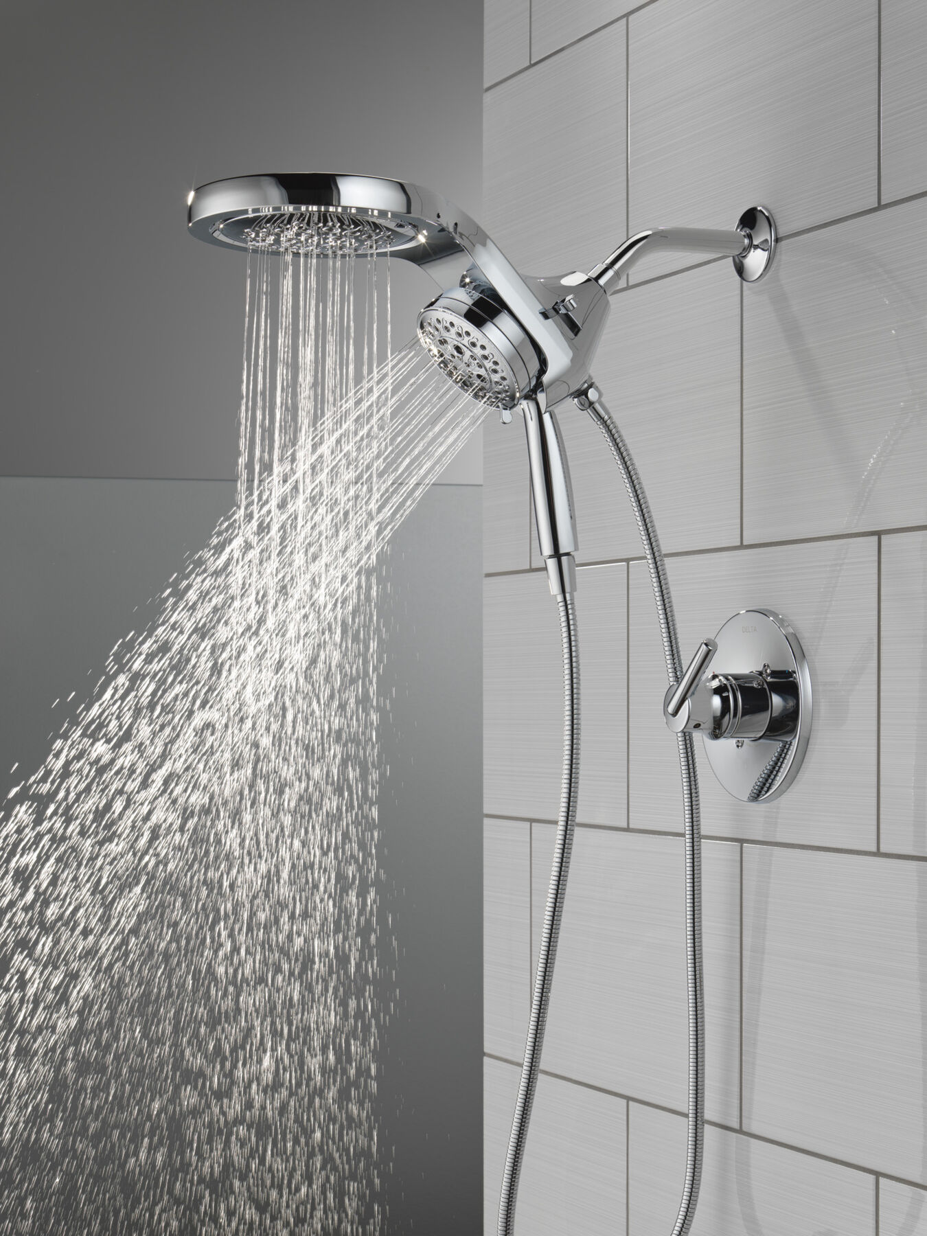 Shower Trim with HydroRain Shower Head and Rough Bundle - 14 Series