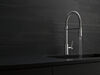 Single Handle Pull-Down Kitchen Faucet With Spring Spout