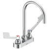 Two Handle 4" Deck Mount Faucet